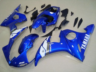 Carénage Moto Yamaha R6 2003-2005 - Bleu