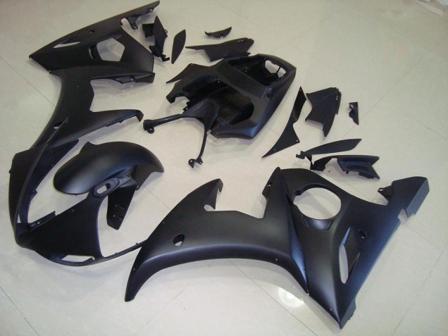 Carénage Moto Yamaha R6 2003-2005 - Noir Mat Carénage Moto Yamaha R6 2003-2005 - Noir Mat