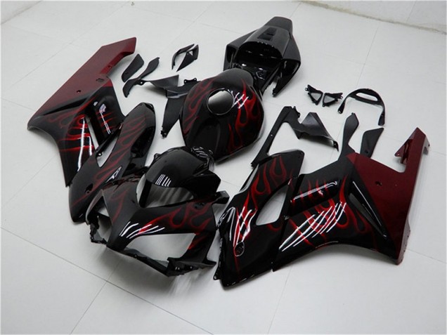 Carrosserie Moto Honda CBR 1000 RR 2004-2005 - Rouge Noir Carrosserie Moto Honda CBR 1000 RR 2004-2005 - Rouge Noir