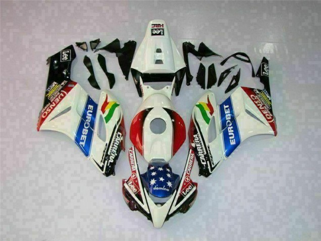 Kit Carénages Motos Complet Honda CBR 1000 RR 2004-2005 - Blanc Rouge