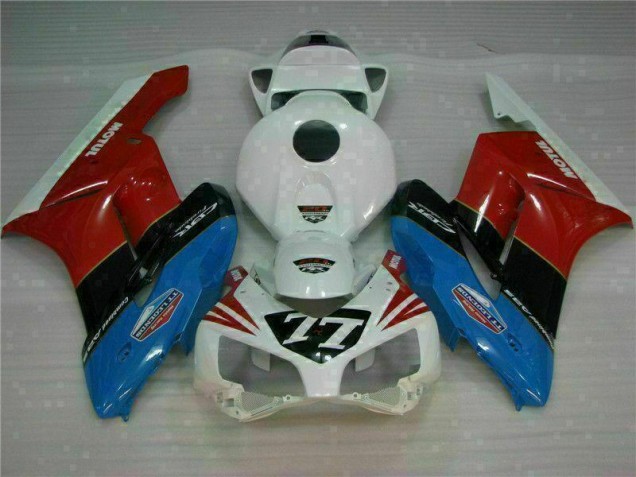 Carénage Moto Honda CBR 1000 RR 2004-2005 - Blanc Rouge 77