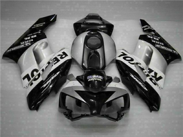 Carénages Moto Honda CBR 1000 RR 2004-2005 - Noir Argent Repsol Carénages Moto Honda CBR 1000 RR 2004-2005 - Noir Argent Repsol