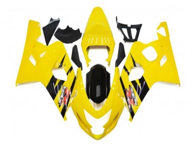 Carénage Moto Suzuki GSXR 600 / 750 K4 2004-2005 - Jaune Noir