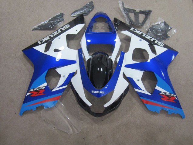 Carénages Moto Suzuki GSXR 600 K4 2004-2005 - Bleu Blanc Carénages Moto Suzuki GSXR 600 K4 2004-2005 - Bleu Blanc
