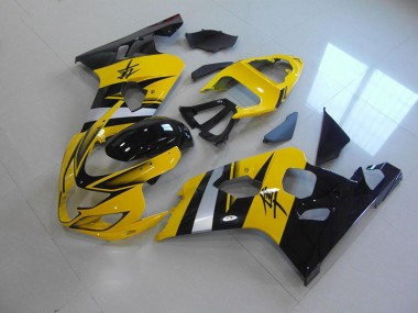 Carénage Moto Suzuki GSXR 750 K4 2004-2005 - Jaune Noir