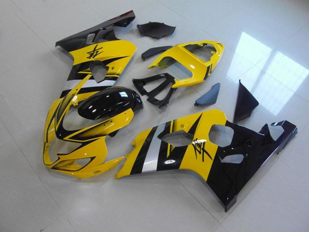Carénage Moto Suzuki GSXR 750 K4 2004-2005 - Jaune Noir Carénage Moto Suzuki GSXR 750 K4 2004-2005 - Jaune Noir