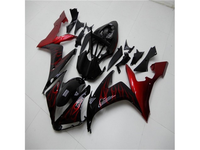 Carénages Moto Yamaha R1 2004-2006 - Rouge Noir