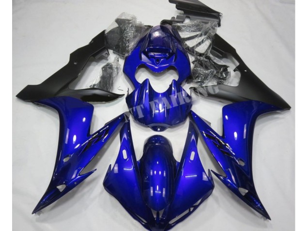 Carénages Moto Yamaha R1 2004-2006 - Bleu Noir Carénages Moto Yamaha R1 2004-2006 - Bleu Noir