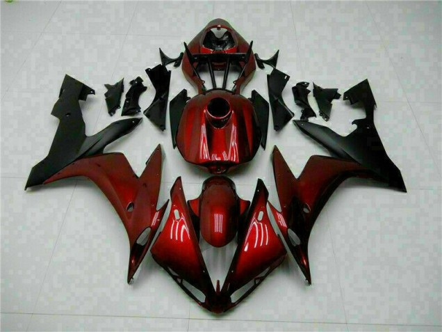Carénage Moto Yamaha R1 2004-2006 - Rouge Noir