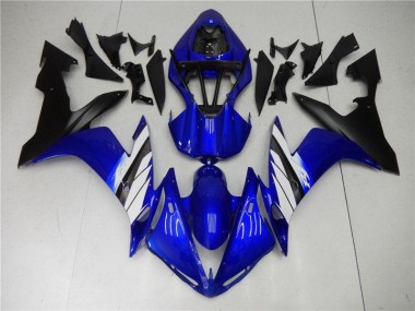 Carénage Moto Yamaha R1 2004-2006 - Bleu Blanc Noir