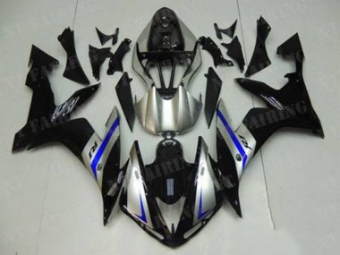 Carénage Moto Yamaha R1 2004-2006 - Bleu Noir Argent