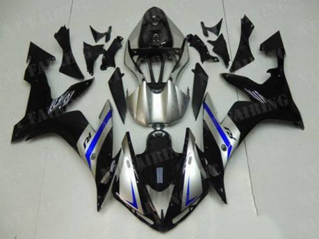 Carénage Moto Yamaha R1 2004-2006 - Bleu Noir Argent Carénage Moto Yamaha R1 2004-2006 - Bleu Noir Argent