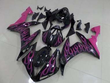Carénage Moto Yamaha R1 2004-2006 - Rose Flamme