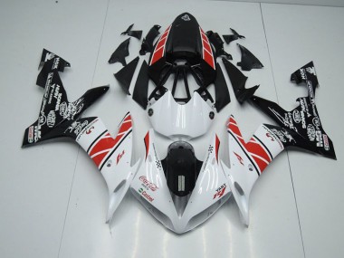 Carénage Moto Yamaha R1 2004-2006 - Blanc Noir Décalque
