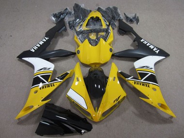 Carénage Moto Yamaha R1 2004-2006 - Jaune Blanc Noir