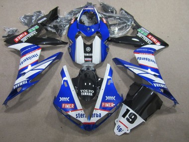 Carénage Moto Yamaha R1 2004-2006 - Bleu Blanc Volvo Sterilgarda 19