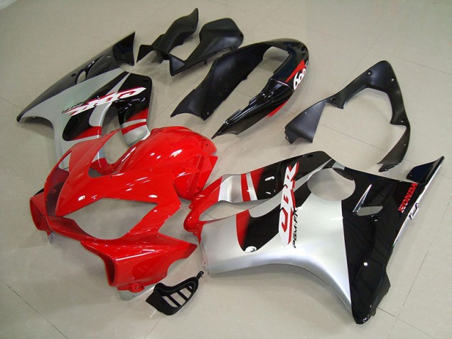 Carénage Moto Honda CBR 600 F4i 2004-2007 - Noir Rouge Argent Carénage Moto Honda CBR 600 F4i 2004-2007 - Noir Rouge Argent