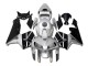 Carénage Moto Honda CBR 600 RR 2005-2006 - Argent Noir Carénage Moto Honda CBR 600 RR 2005-2006 - Argent Noir