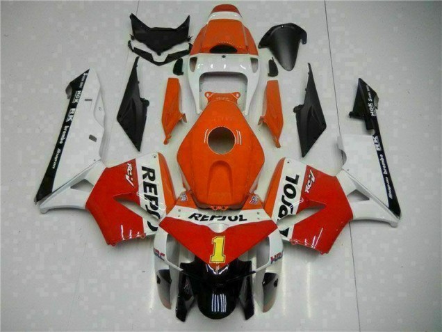 Carénage Moto Honda CBR 600 RR 2005-2006 - Orange Repsol Carénage Moto Honda CBR 600 RR 2005-2006 - Orange Repsol