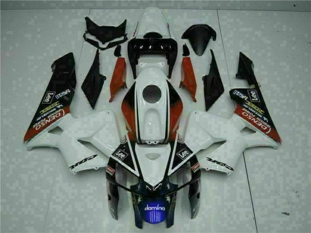 Carénage Moto Honda CBR 600 RR 2005-2006 - Blanc Rouge Noir Lee