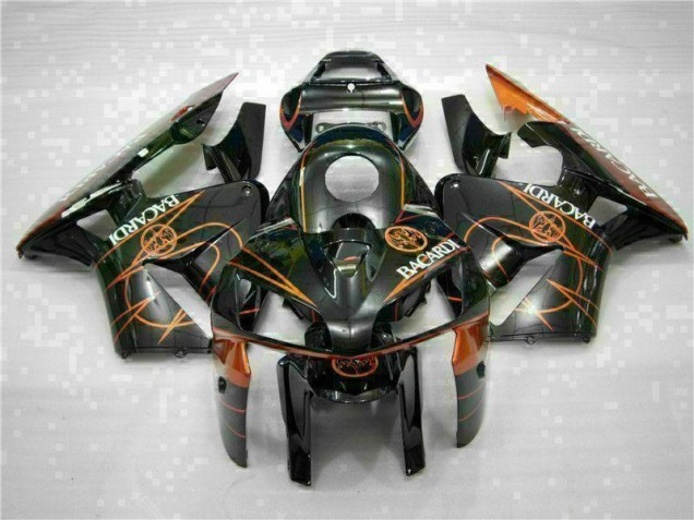 Carénage Moto Honda CBR 600 RR 2005-2006 - Noir Orange BACARDI Carénage Moto Honda CBR 600 RR 2005-2006 - Noir Orange BACARDI