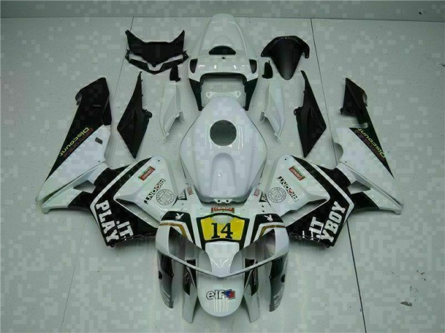 Carénage Moto Honda CBR 600 RR 2005-2006 - Blanc Playboy 14 Carénage Moto Honda CBR 600 RR 2005-2006 - Blanc Playboy 14