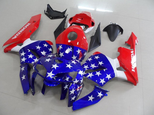 Carénage Moto Honda CBR 600 RR 2005-2006 - Drapeau américain Carénage Moto Honda CBR 600 RR 2005-2006 - Drapeau américain