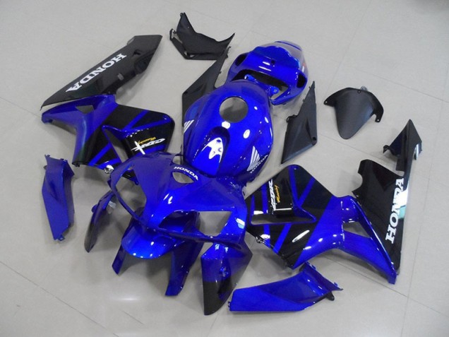 Carénages Moto Honda CBR 600 RR 2005-2006 - Bleu Noir Carénages Moto Honda CBR 600 RR 2005-2006 - Bleu Noir