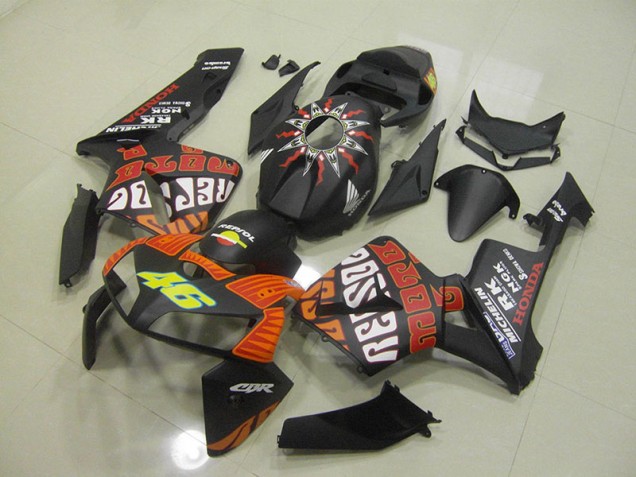 Carénage Moto Honda CBR 600 RR 2005-2006 - Noir Mat Rossi Carénage Moto Honda CBR 600 RR 2005-2006 - Noir Mat Rossi
