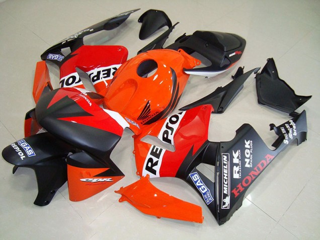 Carénage Moto Honda CBR 600 RR 2005-2006 - Noir Mat Repsol Courses Carénage Moto Honda CBR 600 RR 2005-2006 - Noir Mat Repsol Courses