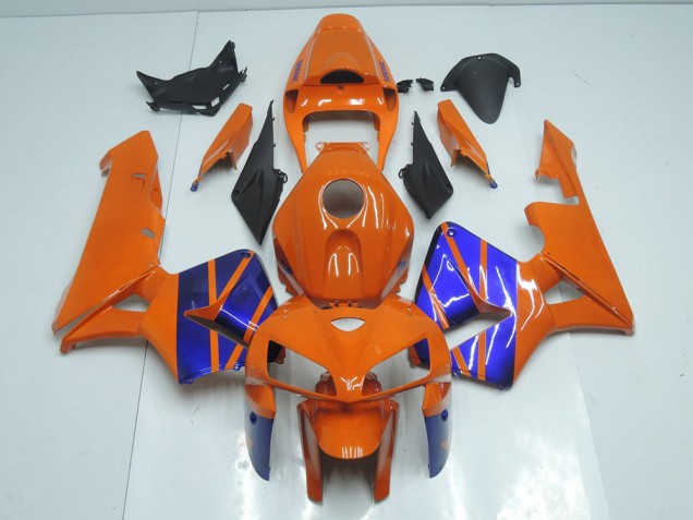 Carénage Moto Honda CBR 600 RR 2005-2006 - Orange Bleu Carénage Moto Honda CBR 600 RR 2005-2006 - Orange Bleu