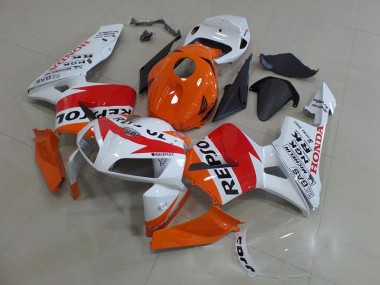 Carénage Moto Honda CBR 600 RR 2005-2006 - Orange Blanc Repsol