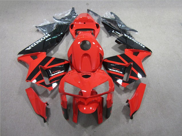 Kit Carénages Motos Complet Honda CBR 600 RR 2005-2006 - Rouge Noir Kit Carénages Motos Complet Honda CBR 600 RR 2005-2006 - Rouge Noir