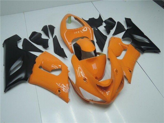 Carénage Moto ZX6R 2005-2006 - Orange Noir