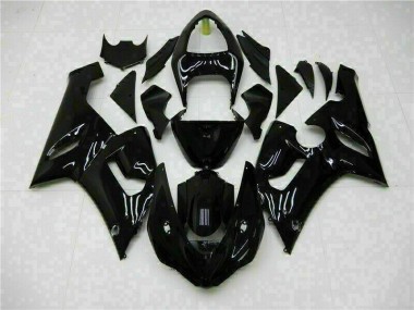 Carénages Moto ZX6R 2005-2006 - Noir Brillant