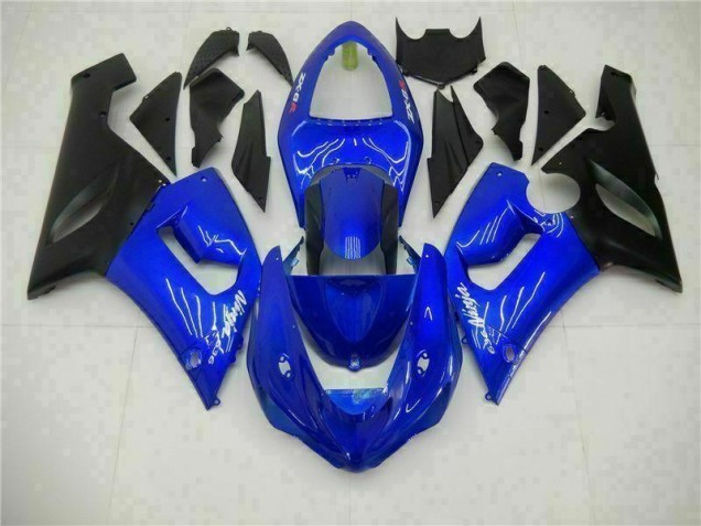 Carénage Moto ZX6R 2005-2006 - Bleu Carénage Moto ZX6R 2005-2006 - Bleu