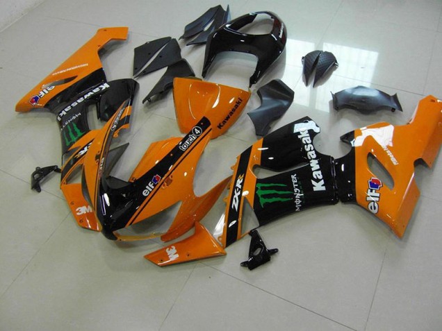 Carénage Moto ZX6R 2005-2006 - Orange Monster