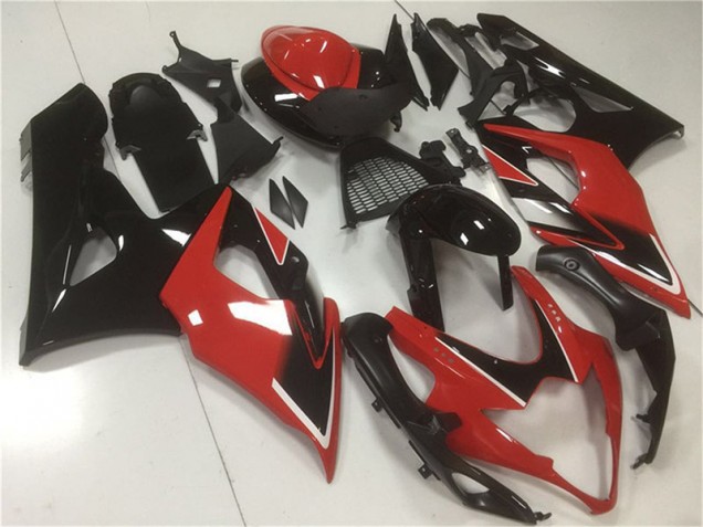 Kit Carénages Motos Suzuki GSXR 1000 K5 2005-2006 - Rouge Noir Kit Carénages Motos Suzuki GSXR 1000 K5 2005-2006 - Rouge Noir