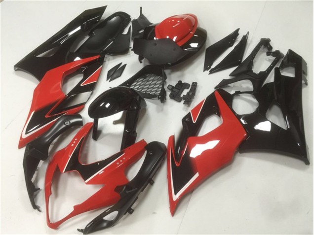 Kit Carénages Motos Suzuki GSXR 1000 K5 2005-2006 - Rouge Noir Kit Carénages Motos Suzuki GSXR 1000 K5 2005-2006 - Rouge Noir