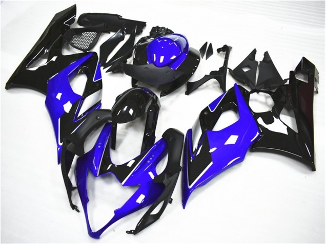 Kit Carénages Motos Complet Suzuki GSXR 1000 K5 2005-2006 - Bleu Noir Kit Carénages Motos Complet Suzuki GSXR 1000 K5 2005-2006 - Bleu Noir