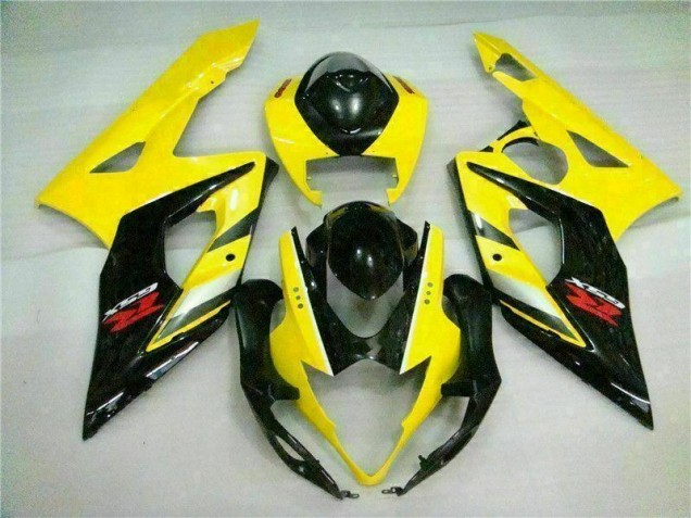 Carénage Moto Suzuki GSXR 1000 K5 2005-2006 - Jaune Noir Carénage Moto Suzuki GSXR 1000 K5 2005-2006 - Jaune Noir