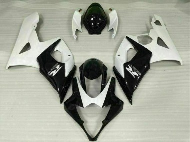 Carénages Moto Suzuki GSXR 1000 K5 2005-2006 - Blanc Noir
