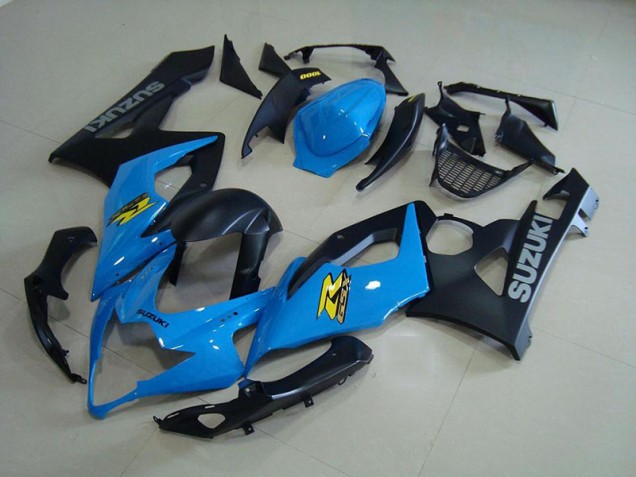 Carénage Moto Suzuki GSXR 1000 K5 2005-2006 - Bleu et Noir Mat