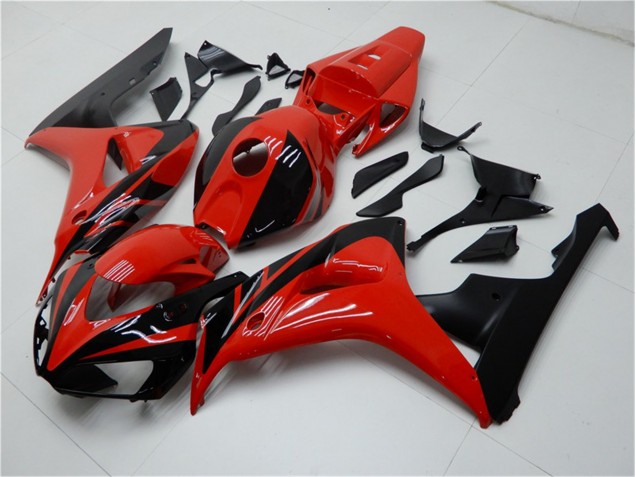 Carénages Moto Honda CBR 1000 RR 2006-2007 - Rouge Noir Carénages Moto Honda CBR 1000 RR 2006-2007 - Rouge Noir