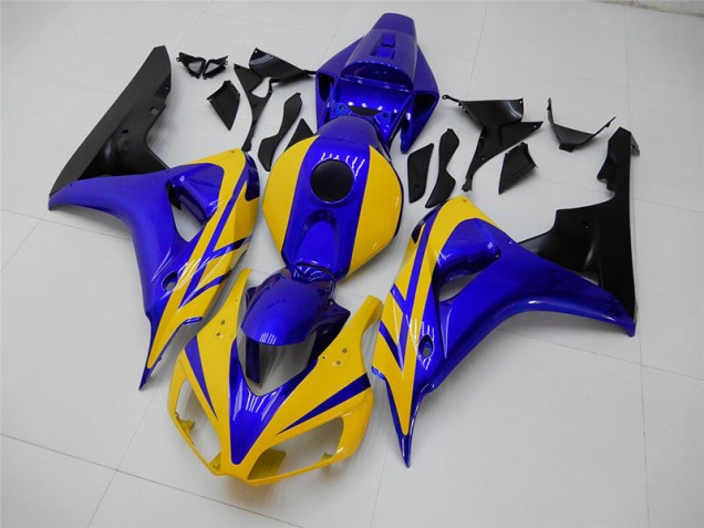 Carénage Moto Honda CBR 1000 RR 2006-2007 - Jaune Bleu