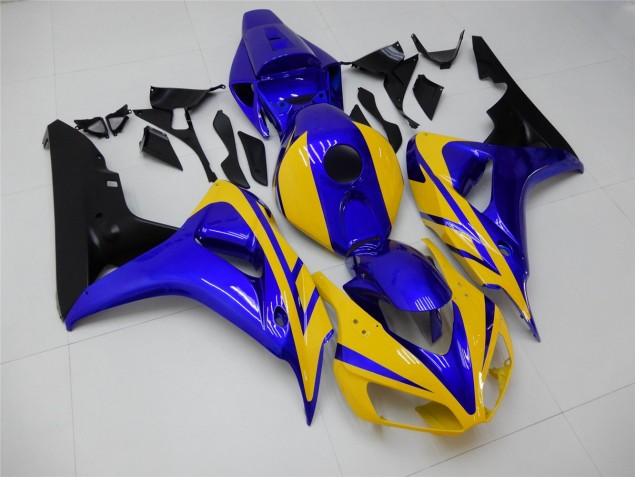 Carénage Moto Honda CBR 1000 RR 2006-2007 - Jaune Bleu