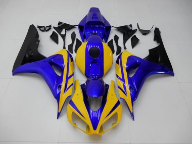 Carénage Moto Honda CBR 1000 RR 2006-2007 - Jaune Bleu