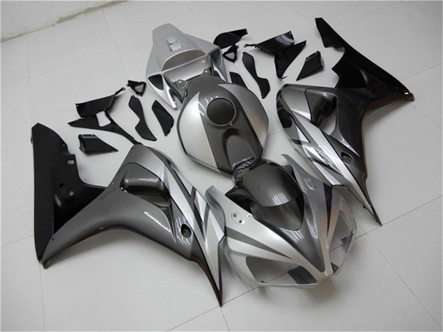 Carénage Moto Honda CBR 1000 RR 2006-2007 - Noir Argent Gris Carénage Moto Honda CBR 1000 RR 2006-2007 - Noir Argent Gris