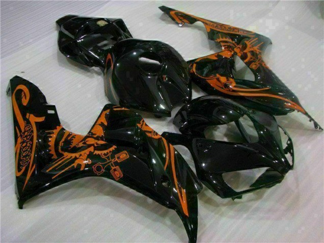 Carénage Moto Honda CBR 1000 RR 2006-2007 - Brun Noir