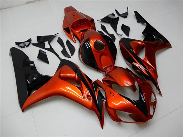 Carénage Moto Honda CBR 1000 RR 2006-2007 - Orange Noir Carénage Moto Honda CBR 1000 RR 2006-2007 - Orange Noir